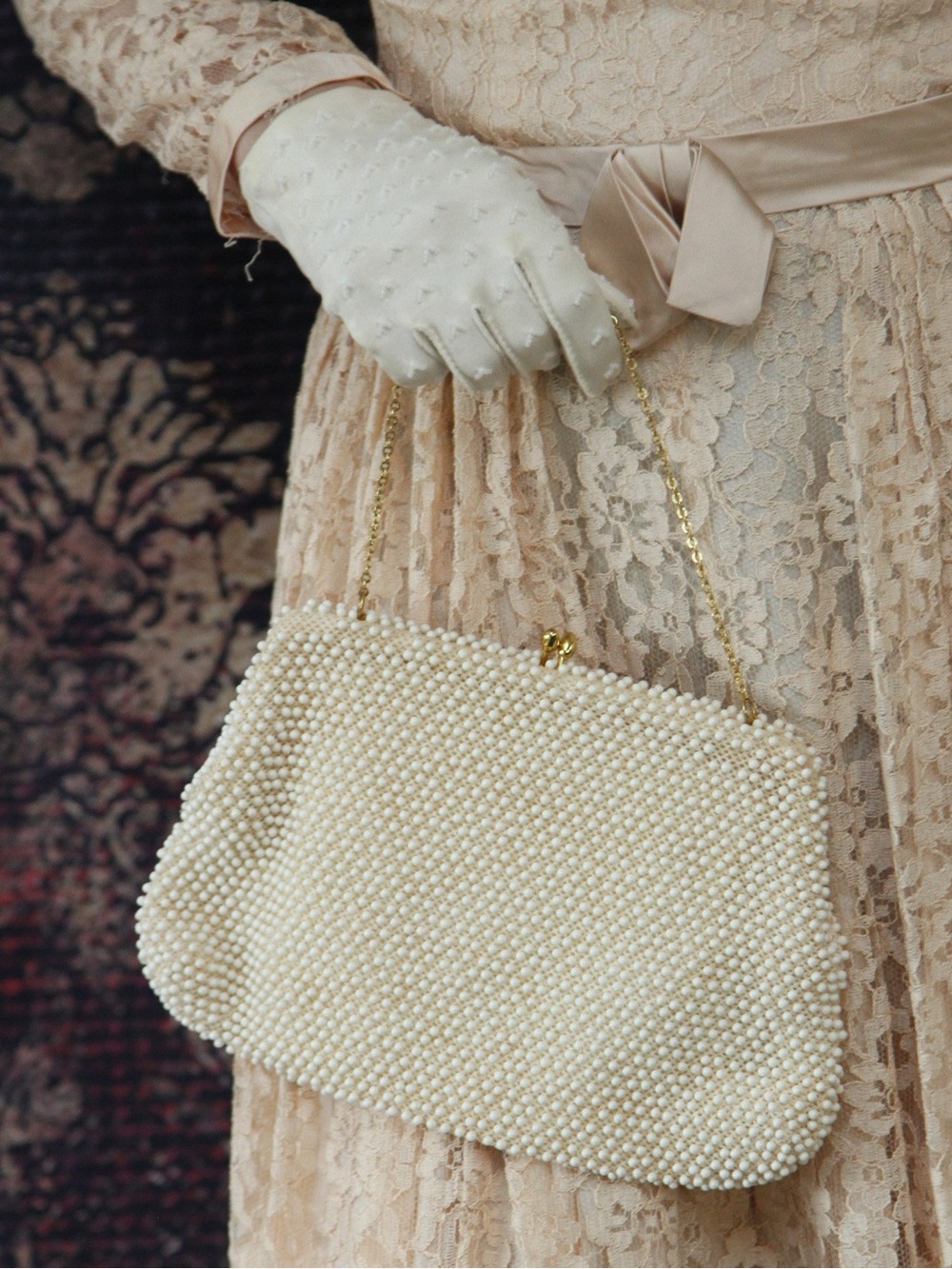 Vintage Corde Beaded bag.